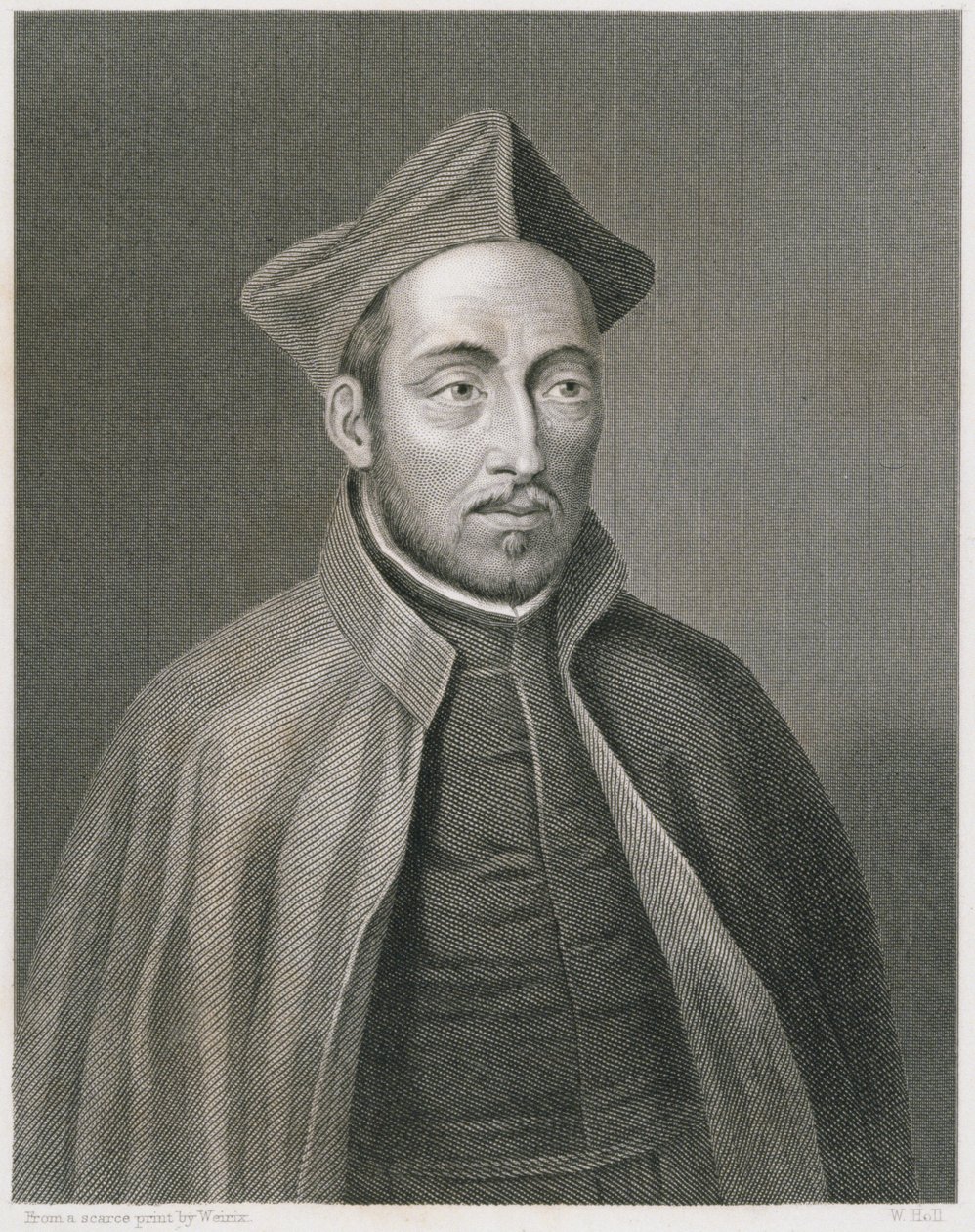 Ignatius de Loyola, gravert av W. Holl, fra World Religion, utgitt av A. Fullarton & Co. av Weirix