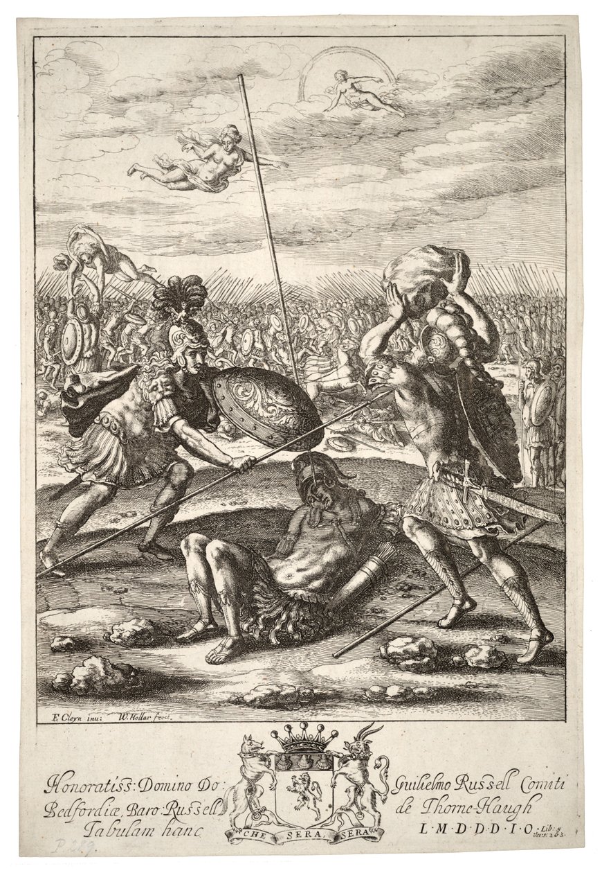 Aeneas og Diomedes av Wenceslaus Hollar