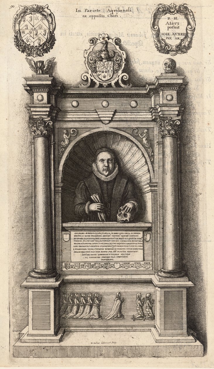 Aubrey (monument). Stat 1 av Wenceslaus Hollar