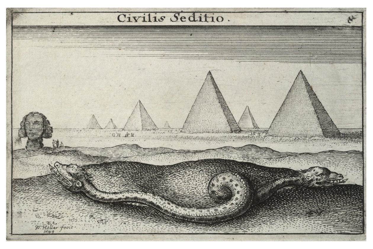 Sivil uenighet av Wenceslaus Hollar