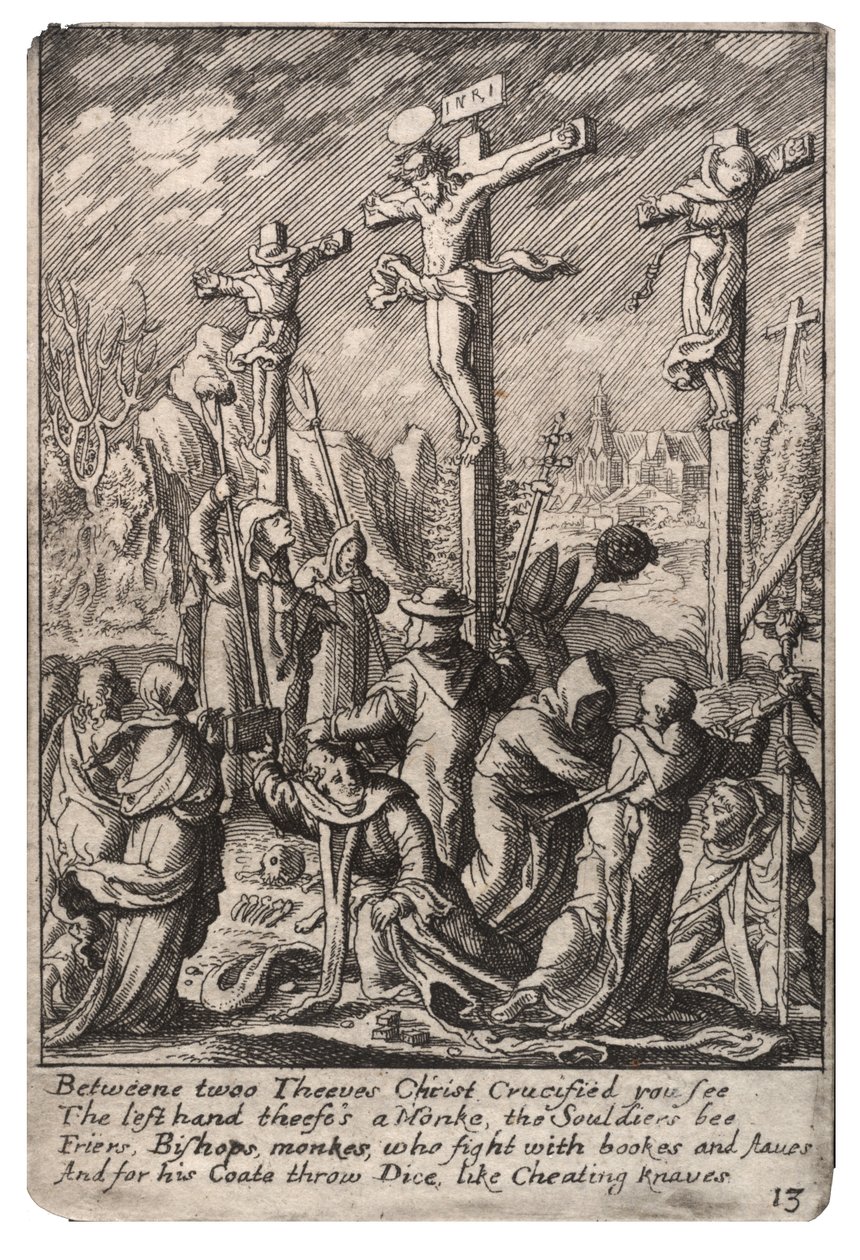 Korsfestelse av Wenceslaus Hollar