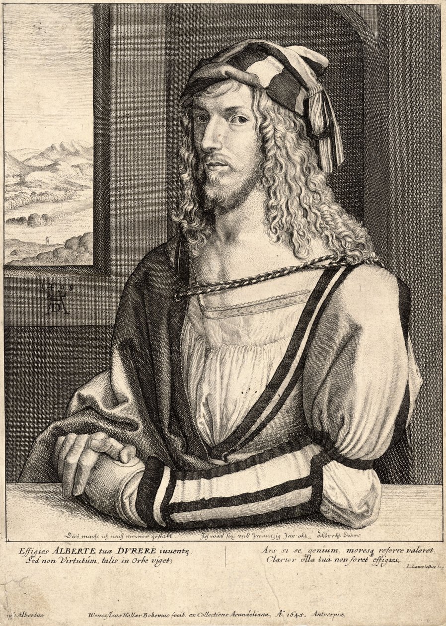 Dürer den yngre av Wenceslaus Hollar