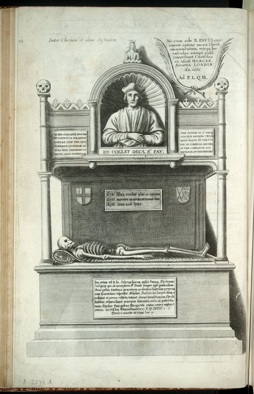 John Colet. Stat 1 av Wenceslaus Hollar