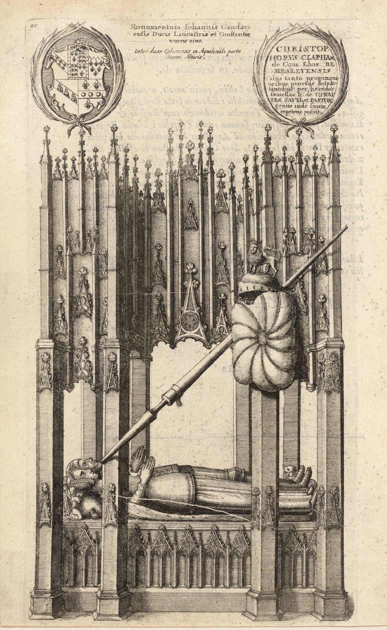 John of Gaunt (monument) av Wenceslaus Hollar