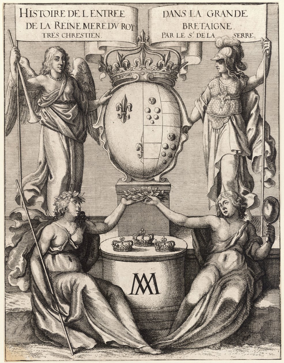 Drivhuset. Dronningens mors inntog i Grande Bretaigne. Stat 2 av Wenceslaus Hollar