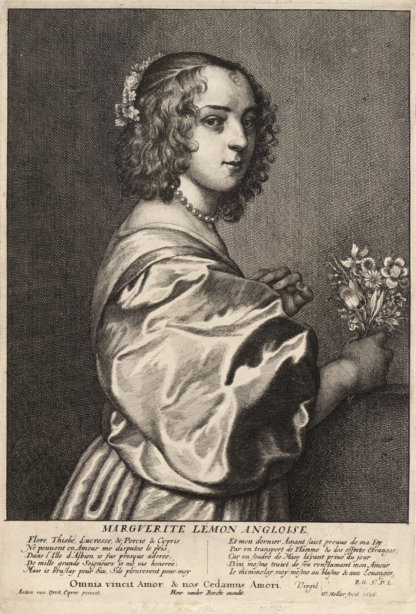 Margaret Lemon. Stat 2 av Wenceslaus Hollar