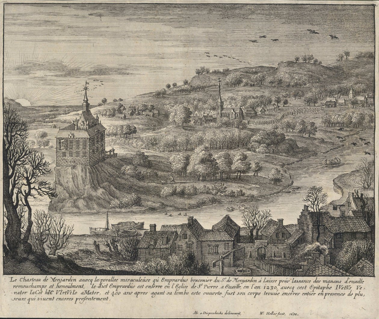 Monjardin. Stat 1 av Wenceslaus Hollar