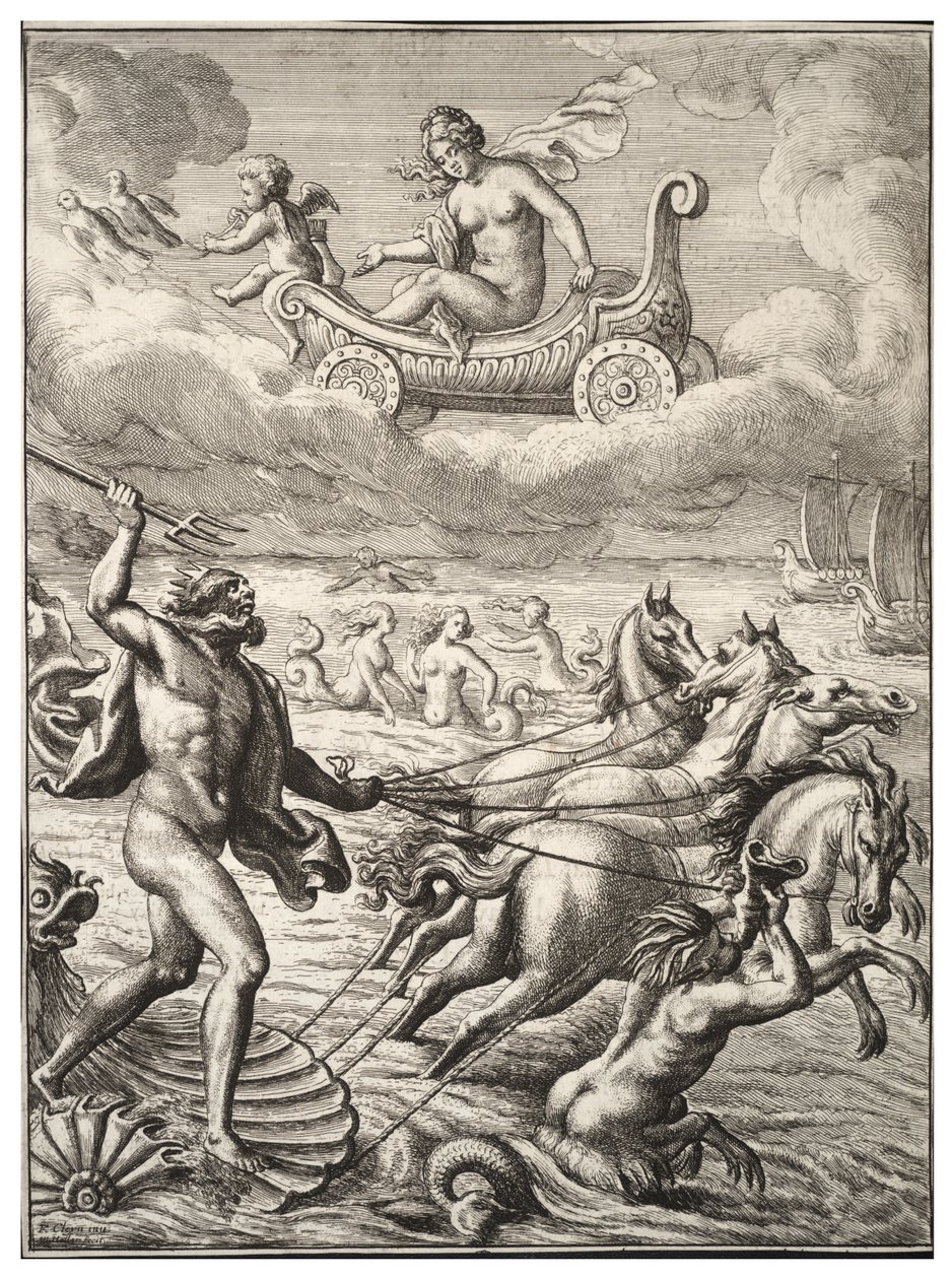 Neptun og Venus. Stat 2 av Wenceslaus Hollar