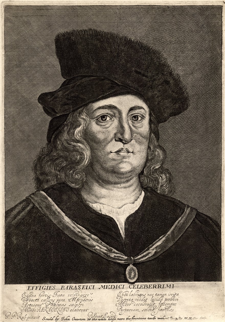 Paracelsus. Stat 2 av Wenceslaus Hollar