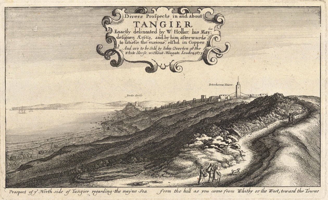 Tanger. Serietittel .. Stat 1 av Wenceslaus Hollar