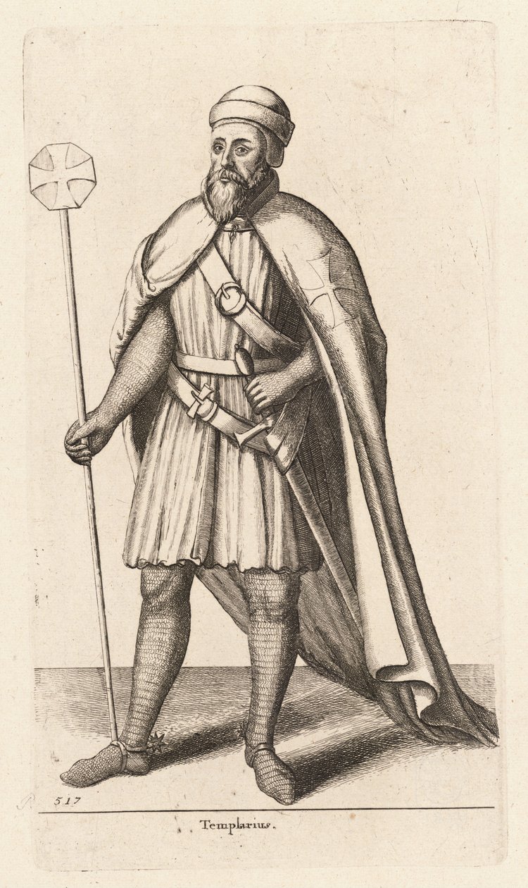 Templar Stat 2 av Wenceslaus Hollar