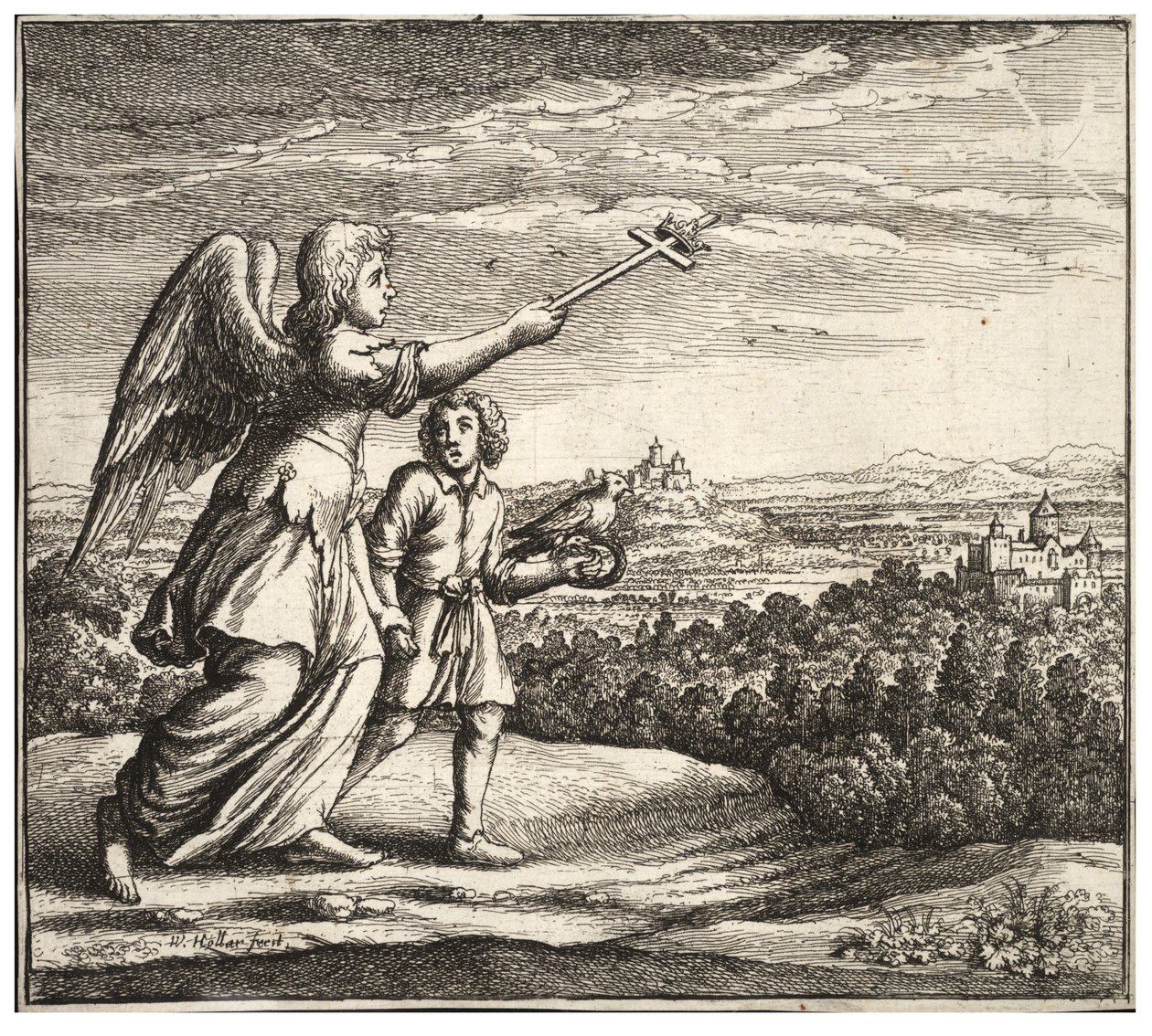 Den engelske guiden. Stat 1 av Wenceslaus Hollar