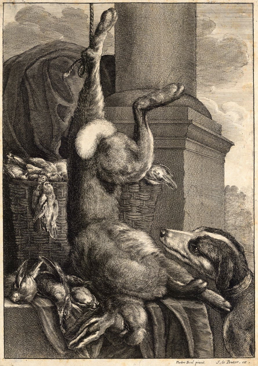 Den døde haren. Stat 2 av Wenceslaus Hollar