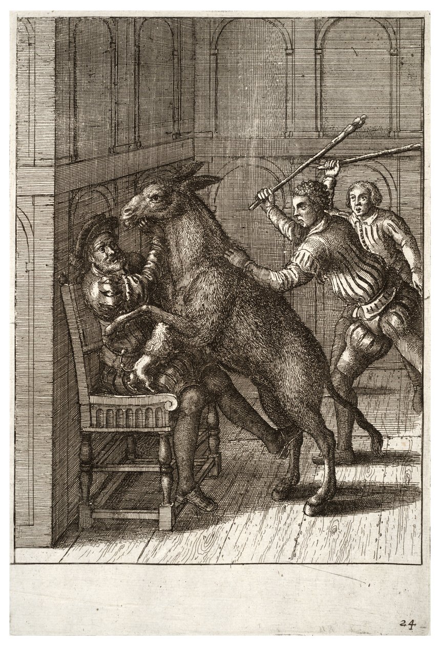 Hunden og rumpa av Wenceslaus Hollar