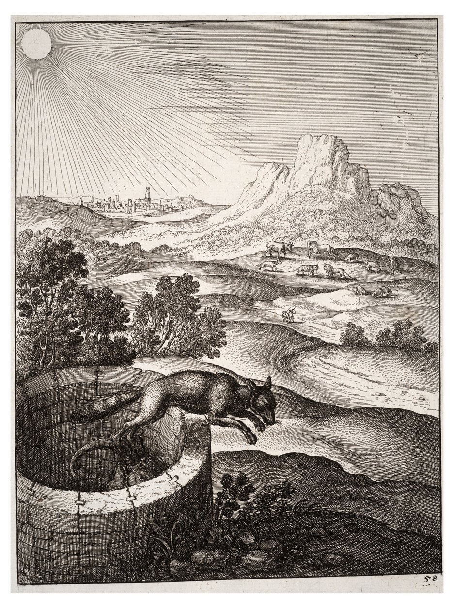 Reven og bukken av Wenceslaus Hollar