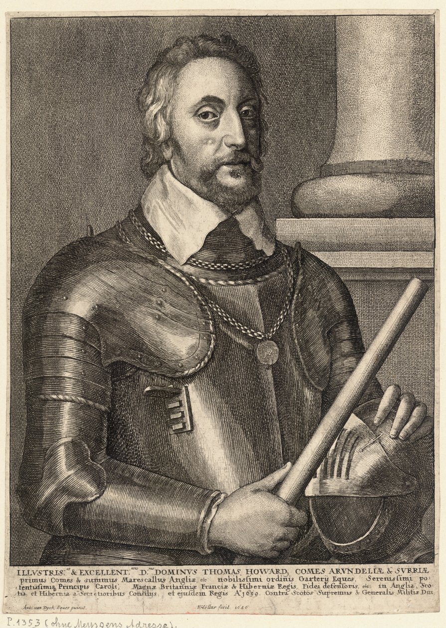 Thomas, jarl av Arundel. Stat 2 av Wenceslaus Hollar