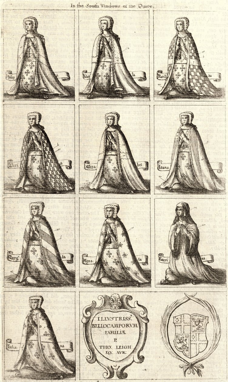 Warwick (glassmaleri) av Wenceslaus Hollar