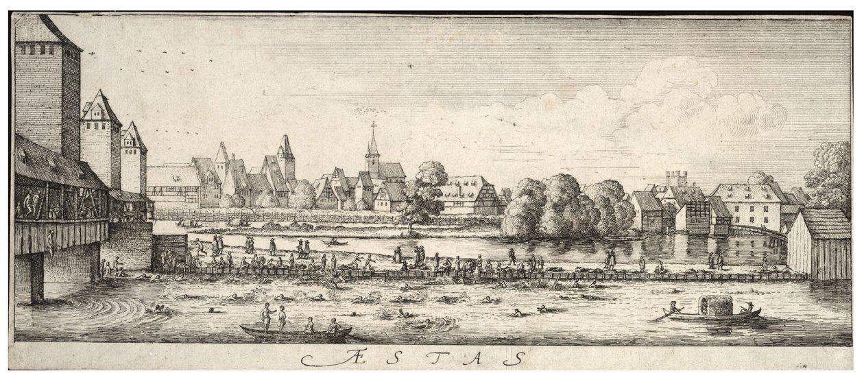 badeplassen av Wenceslaus Hollar