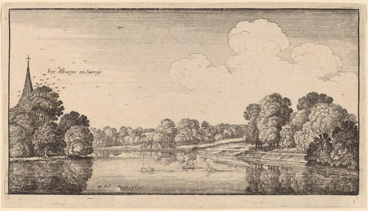 Albury av Wenceslaus Hollar