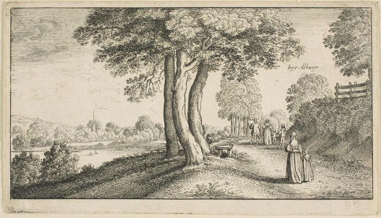 Albury av Wenceslaus Hollar