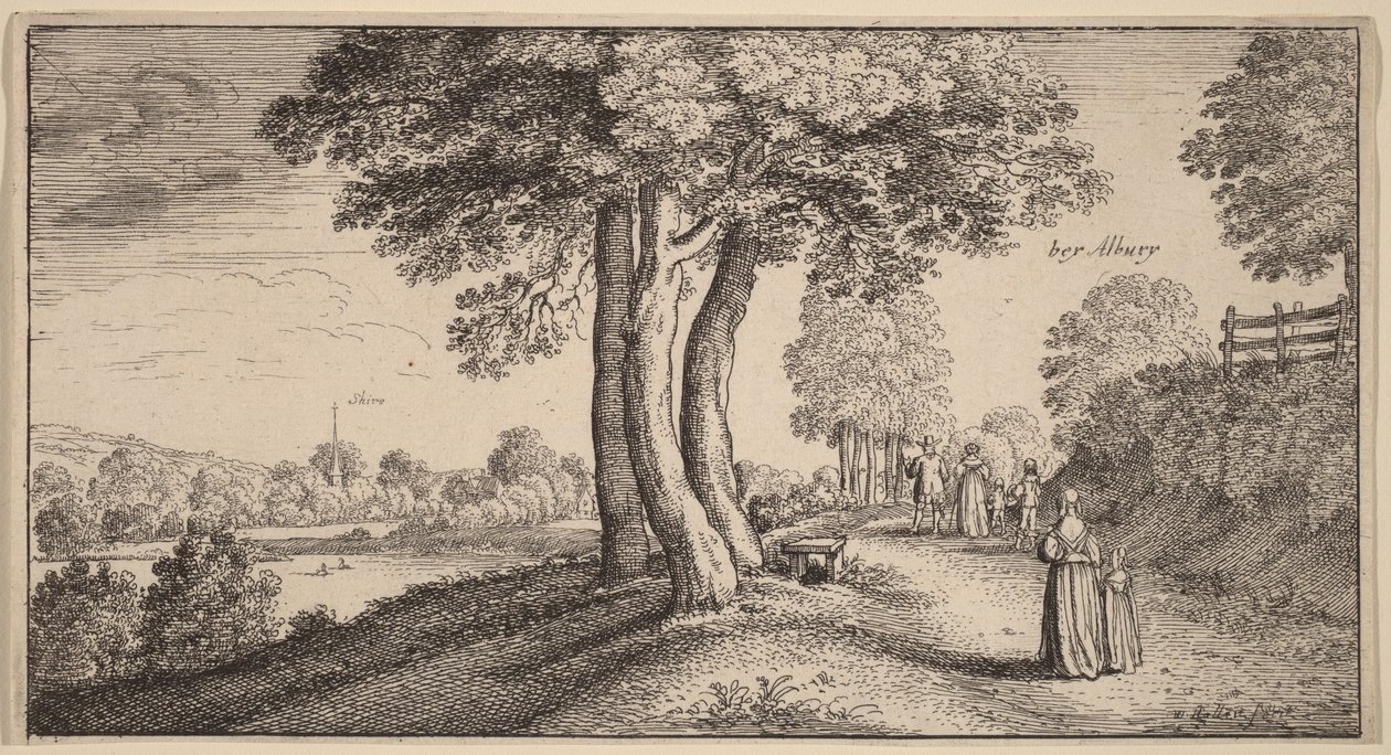 Albury av Wenceslaus Hollar