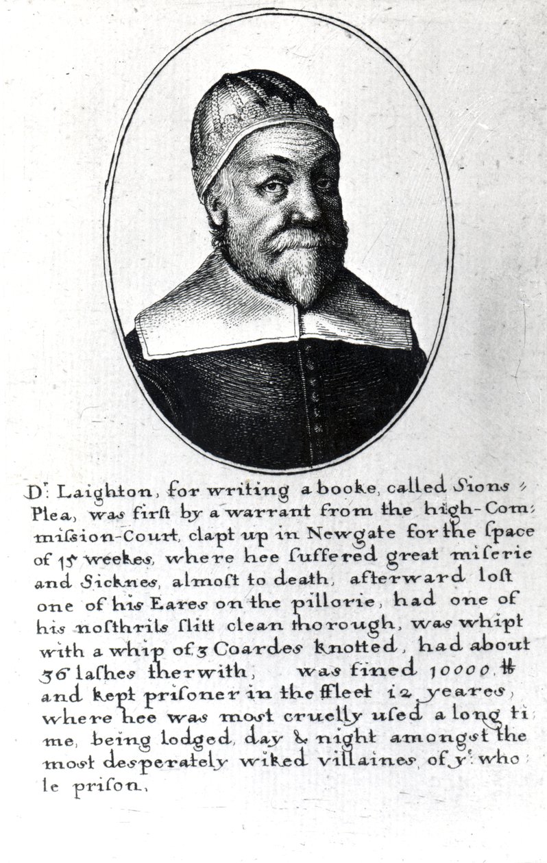 Alexander Leighton, ca. 1641 av Wenceslaus Hollar