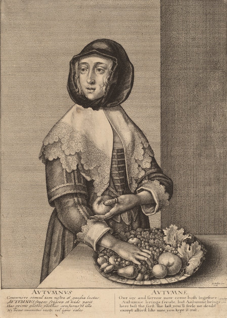 Høsten, 1641. av Wenceslaus Hollar
