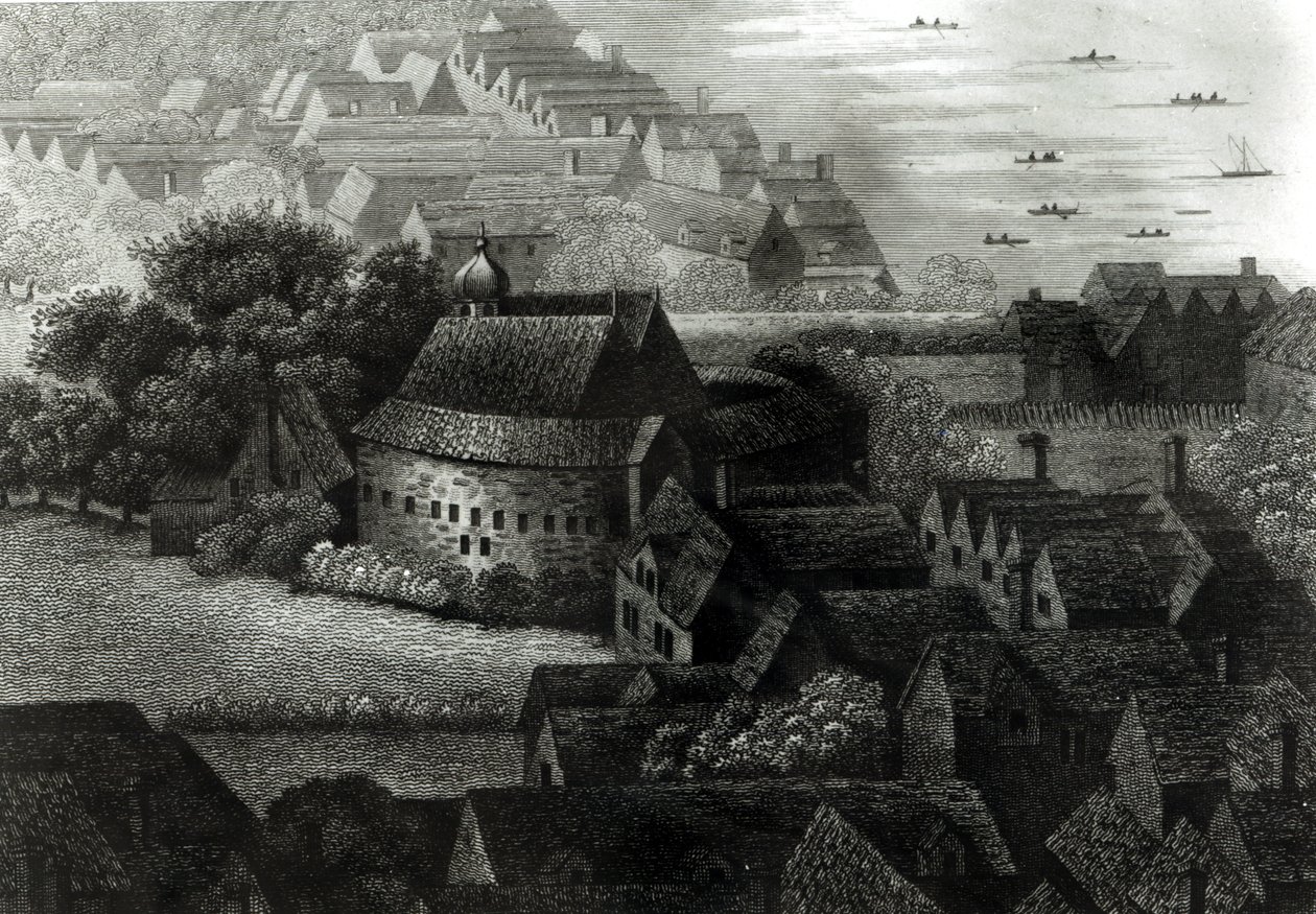 Bjørnehagen, 1647 av Wenceslaus Hollar