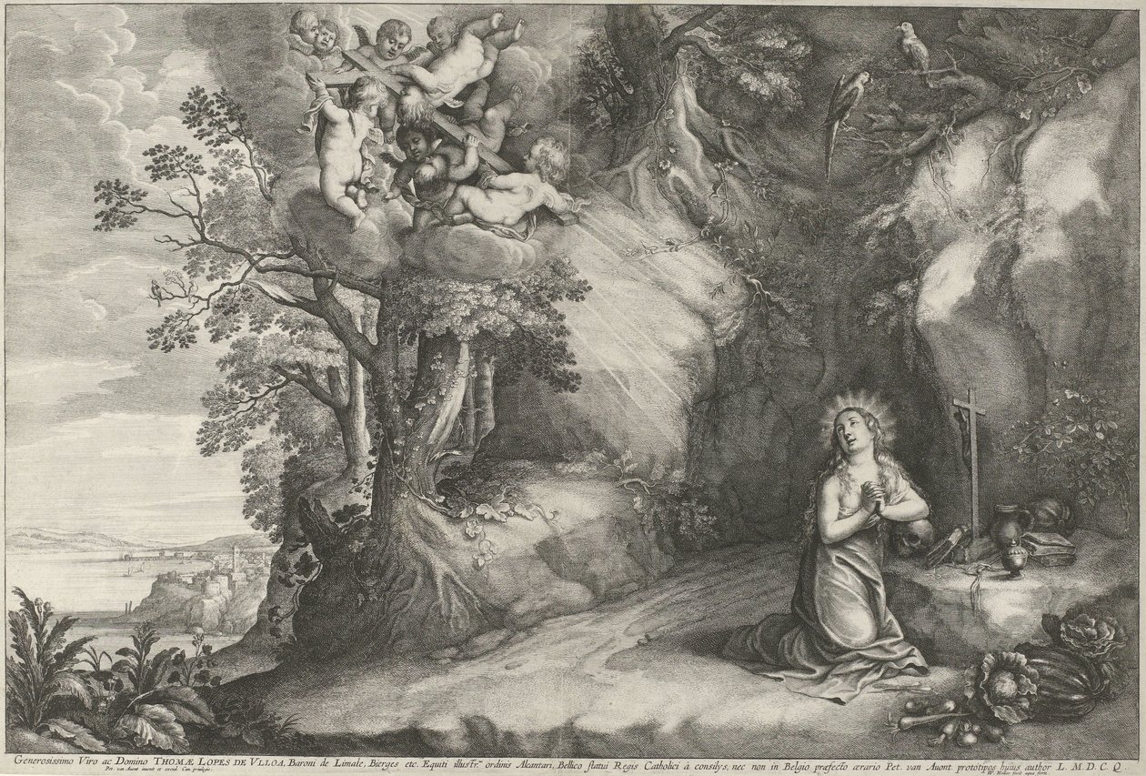 Maria Magdalene til Boetawardi av Wenceslaus Hollar
