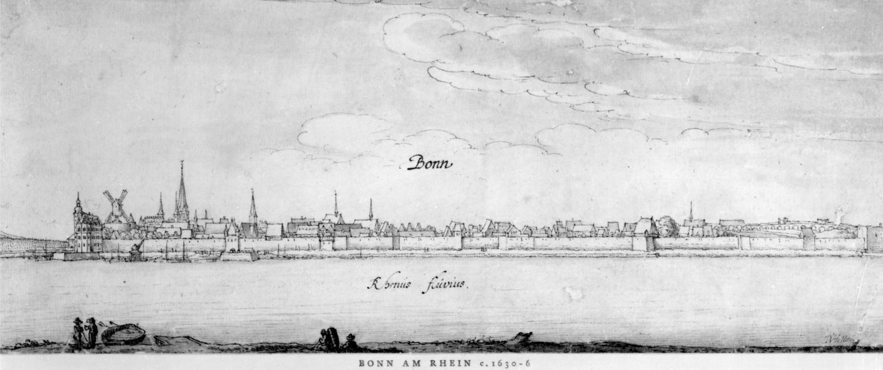 Bonn, ca. 1630-36 av Wenceslaus Hollar