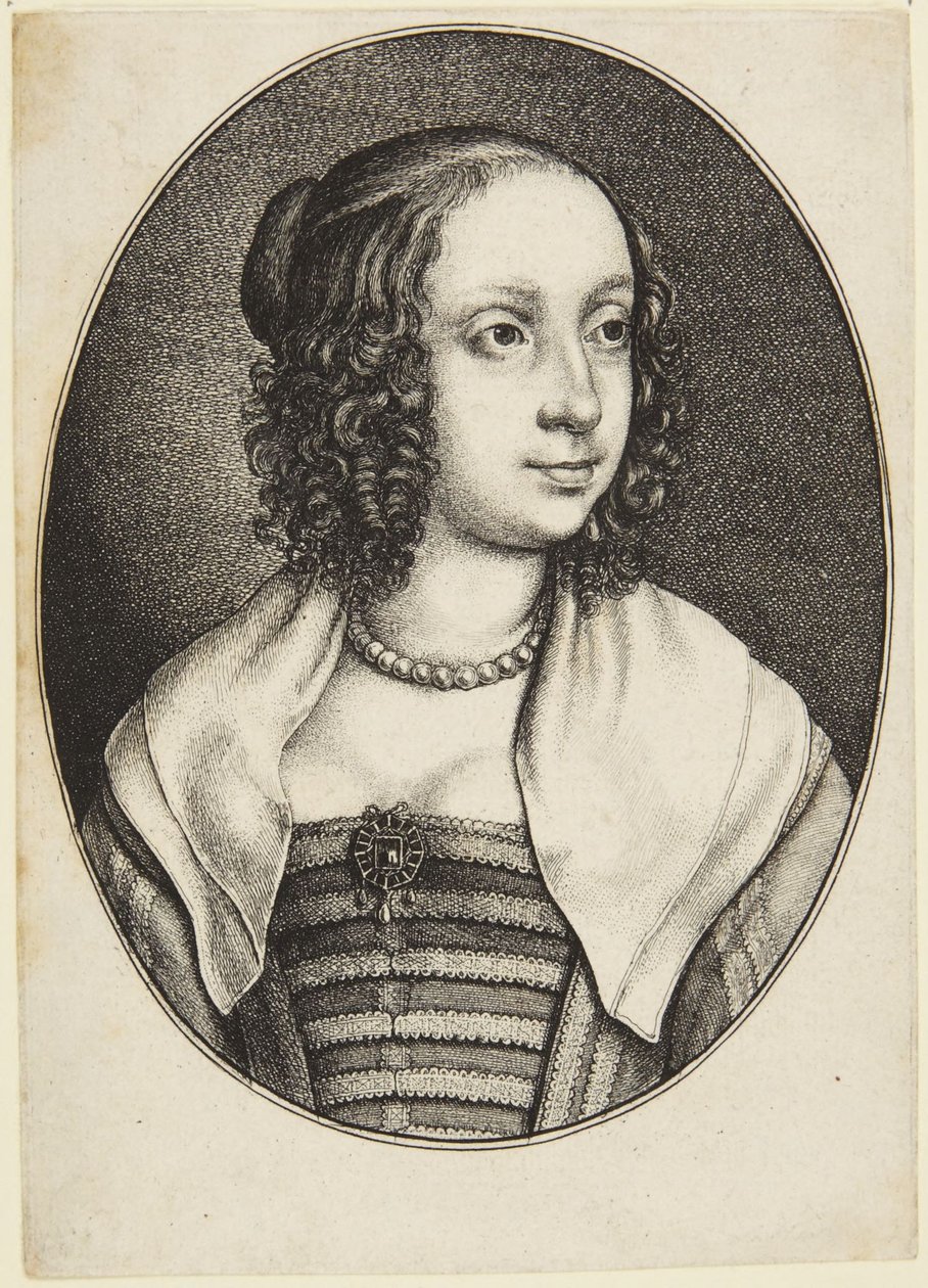 Catherine Howard av Wenceslaus Hollar