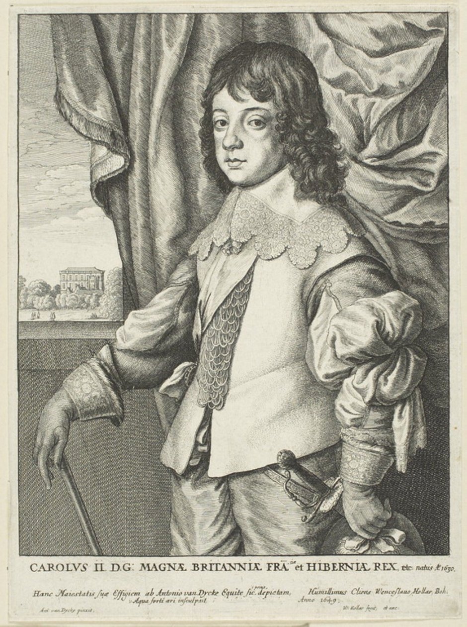 Karl II av Wenceslaus Hollar