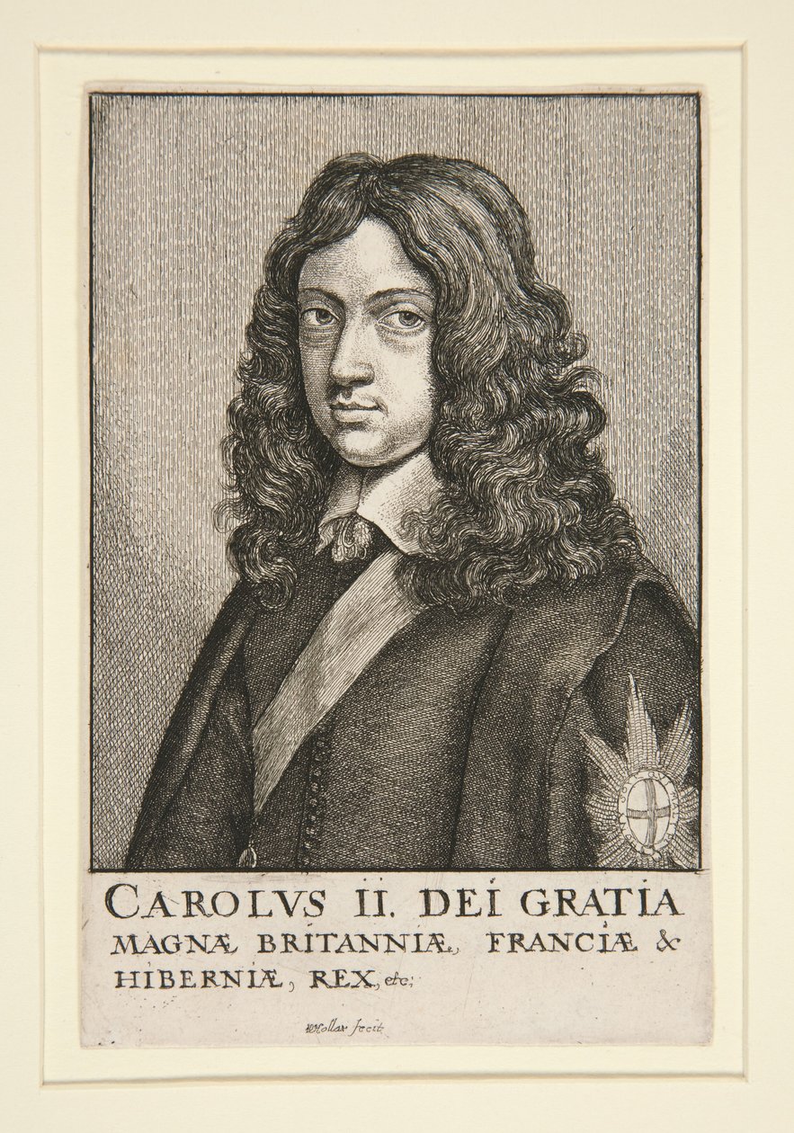 Karl II av Wenceslaus Hollar