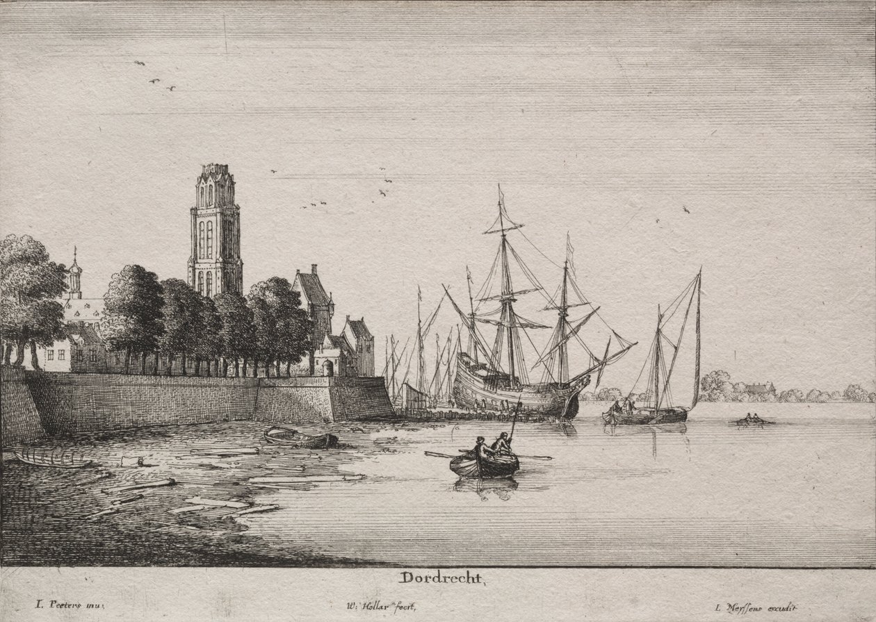 Dordrecht av Wenceslaus Hollar