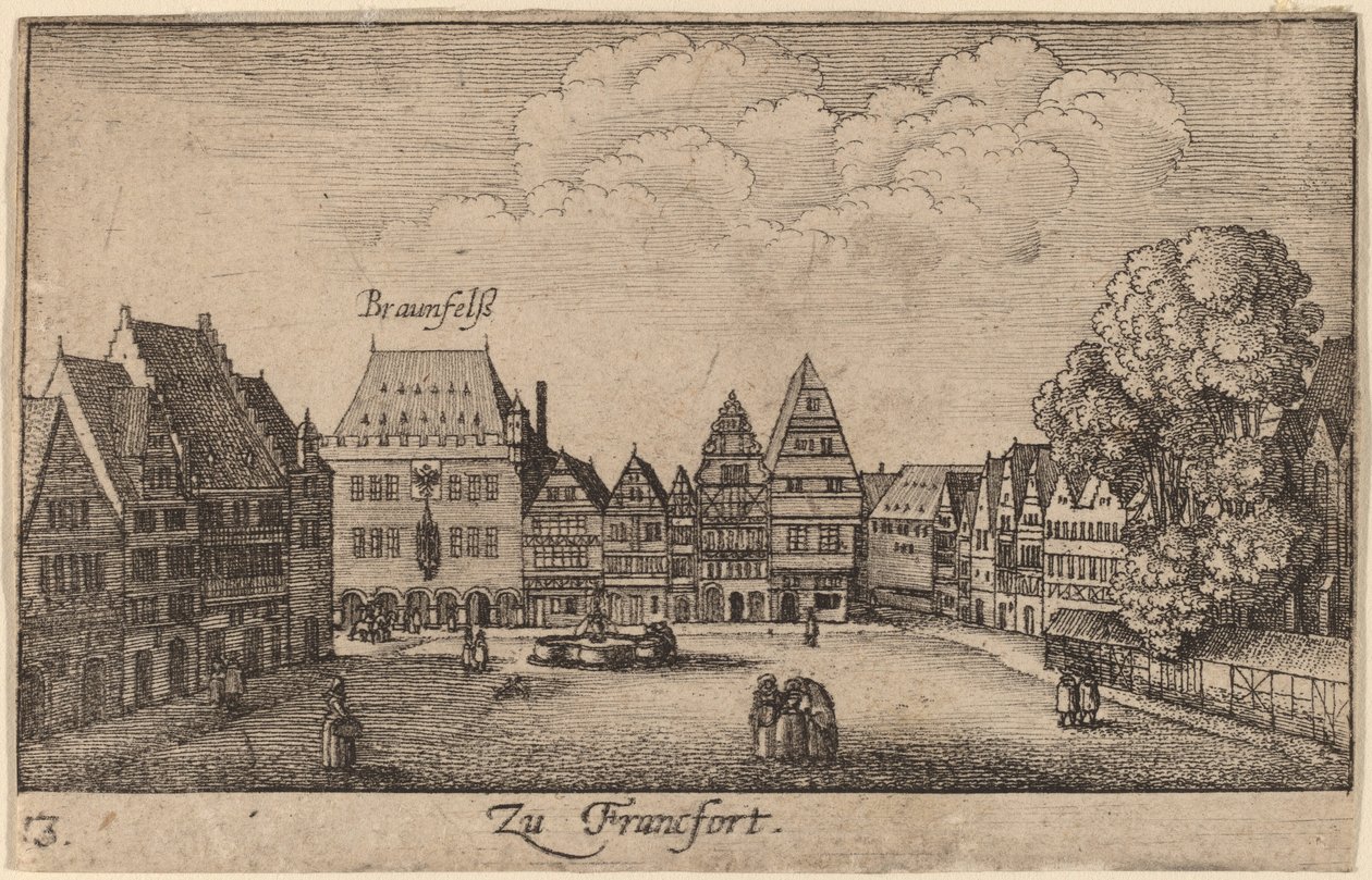 Frankfurt av Wenceslaus Hollar