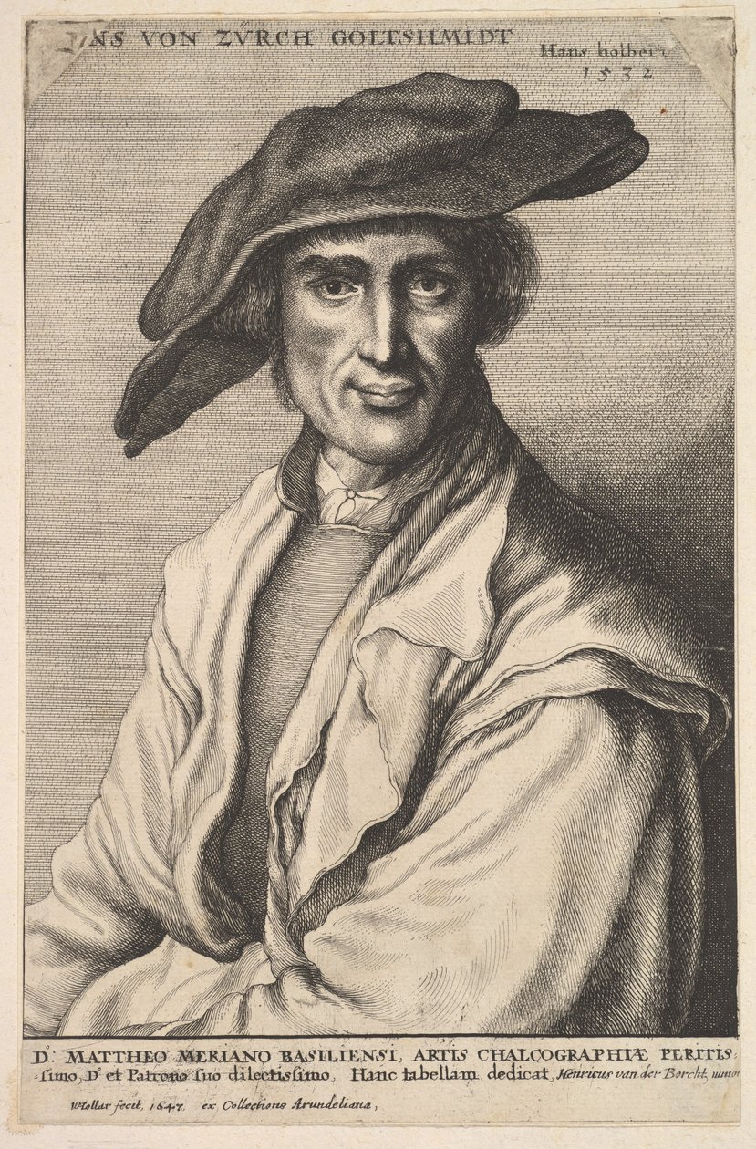 Hans von Zurich Goltshmidt, 1647. av Wenceslaus Hollar