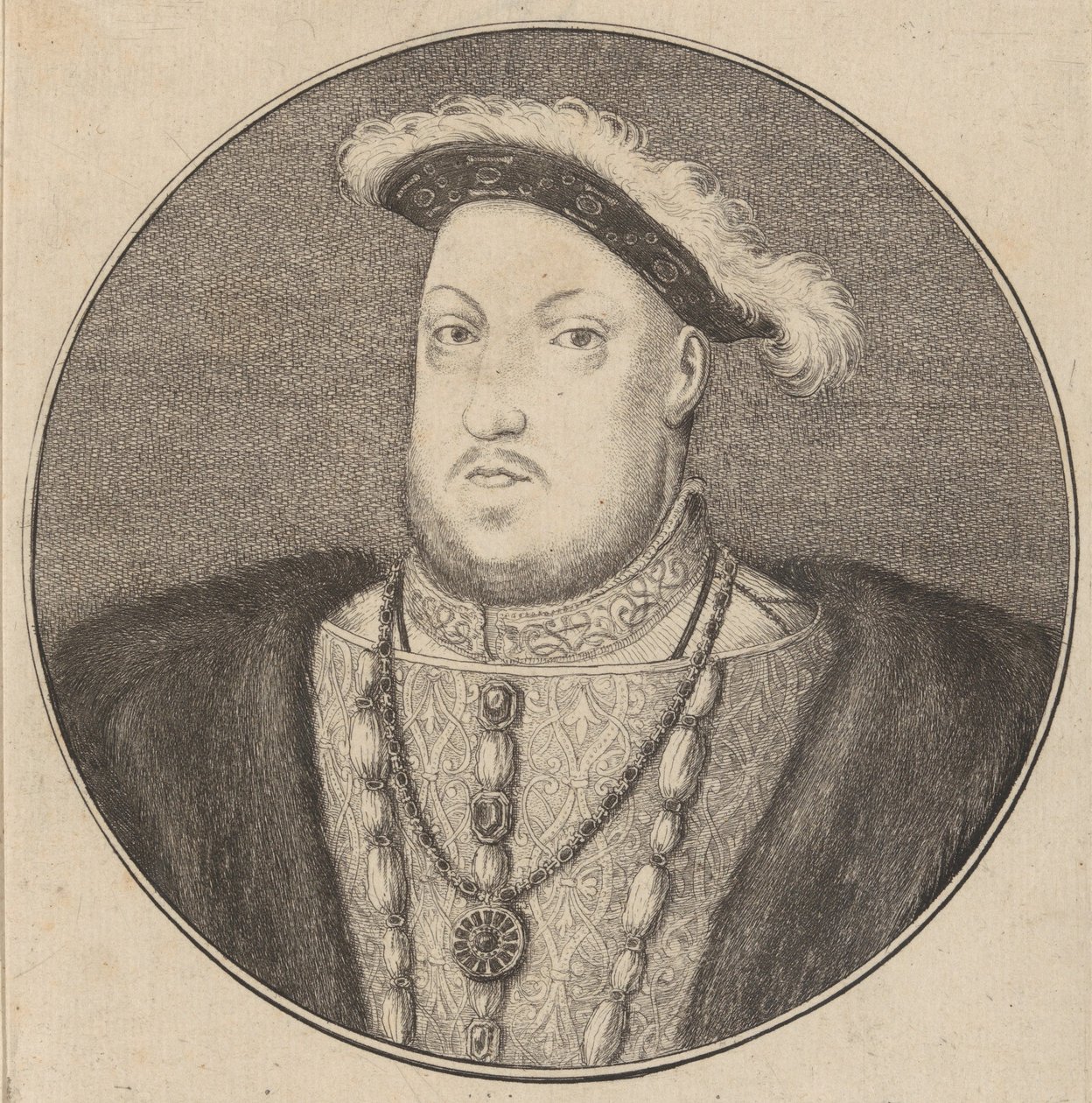 Henrik VIII, konge av England, etc., 1647., 1647. av Wenceslaus Hollar
