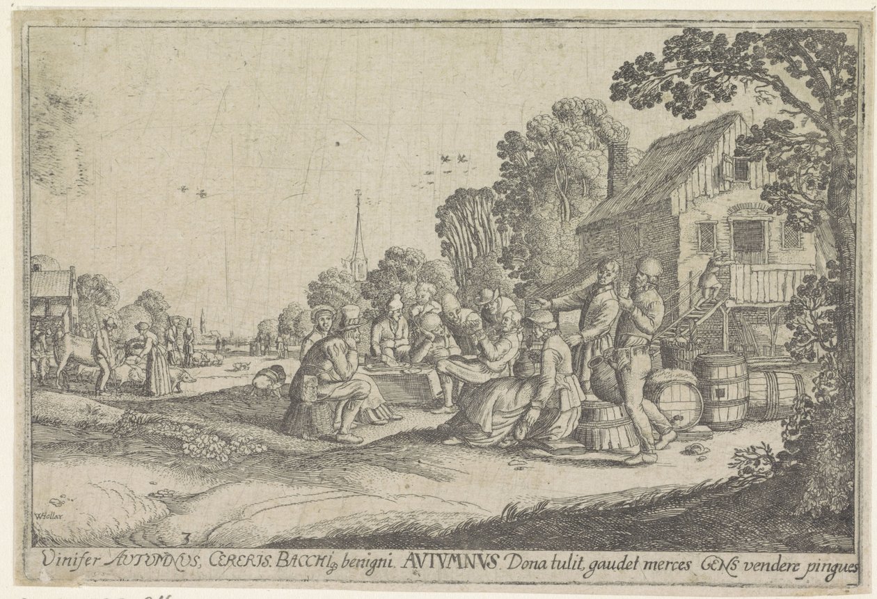 Høst Høst (tittel på objekt) The Four Seasons (serietittel) av Wenceslaus Hollar