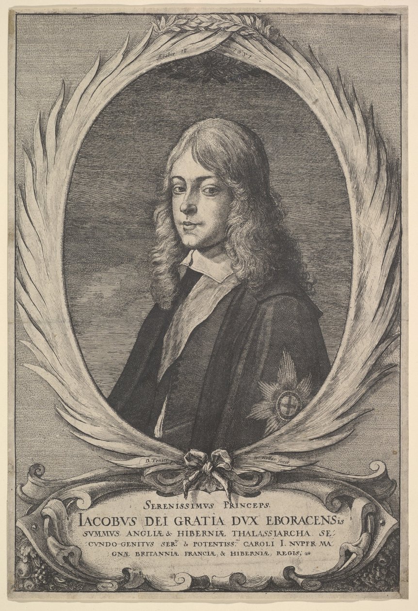 James, hertug av York, 1651. av Wenceslaus Hollar