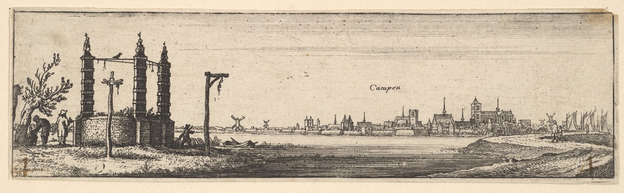 Kampen, 1642-44. av Wenceslaus Hollar