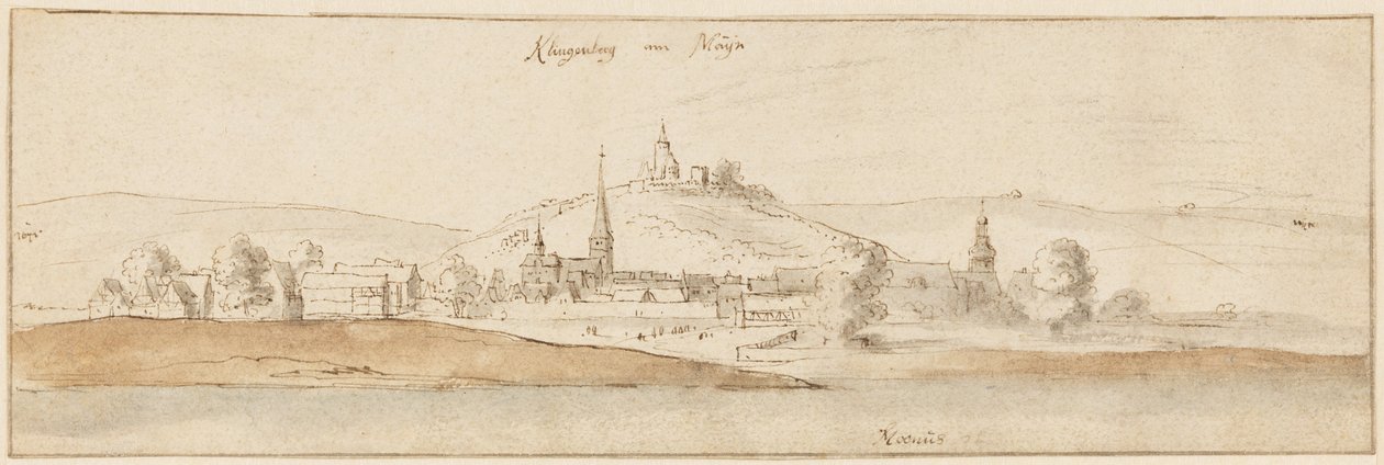 Klingenberg ved Main av Wenceslaus Hollar