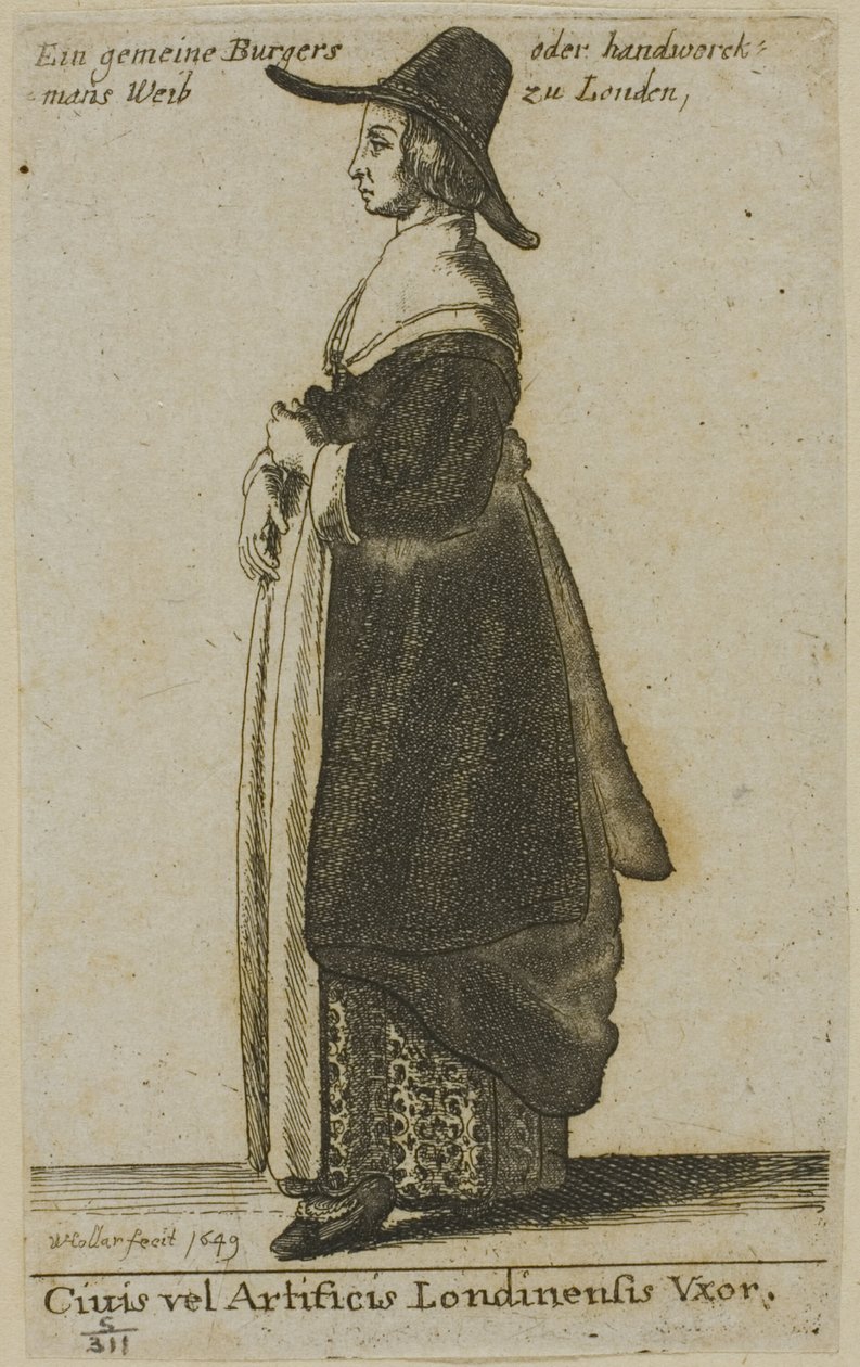 London kone av Wenceslaus Hollar