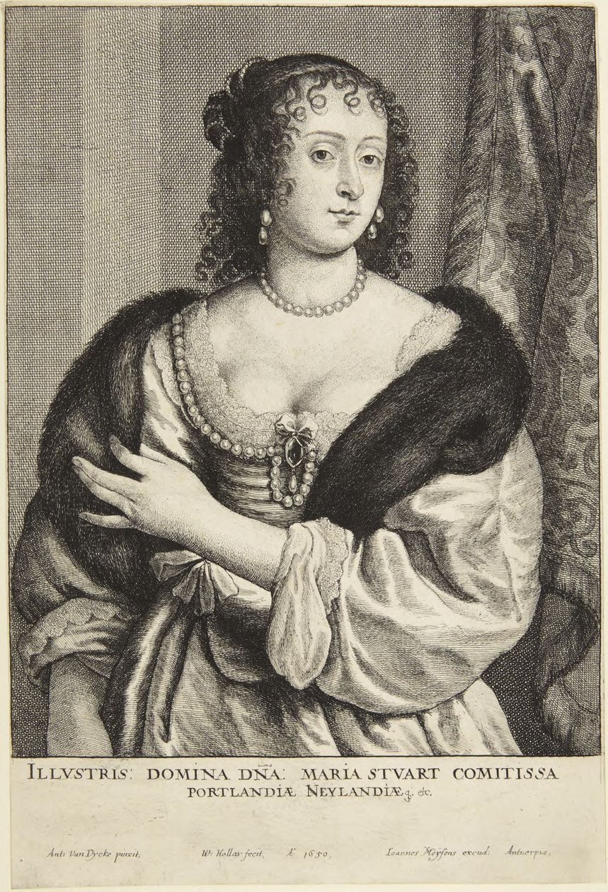 Maria Stuart av Wenceslaus Hollar