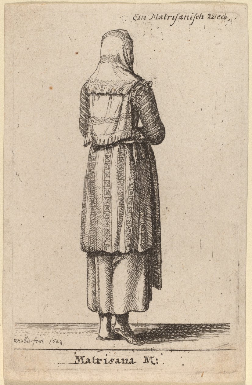 Matrisana M. av Wenceslaus Hollar