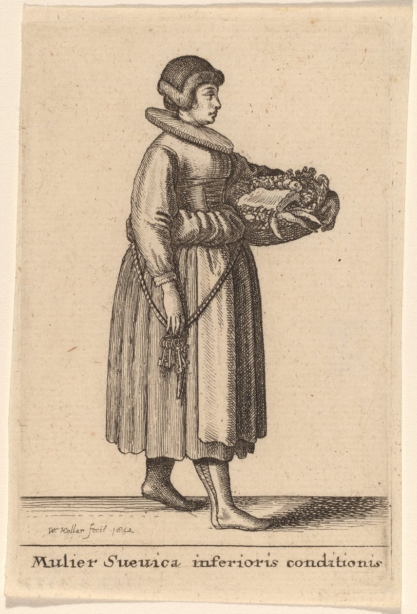 En svensk kvinne i dårlig tilstand av Wenceslaus Hollar