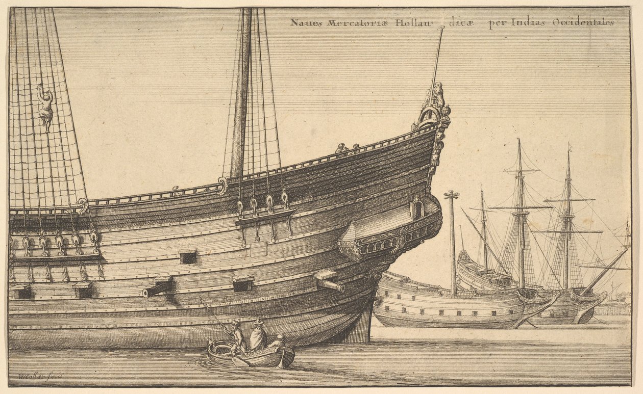 Nederlandsk Vest-Indianer Nederlandsk Vest-India, 1625-77 av Wenceslaus Hollar