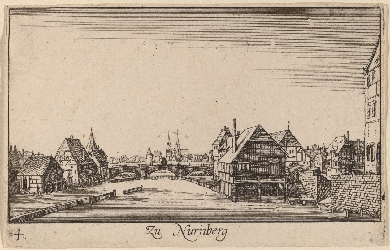 Nürnberg av Wenceslaus Hollar