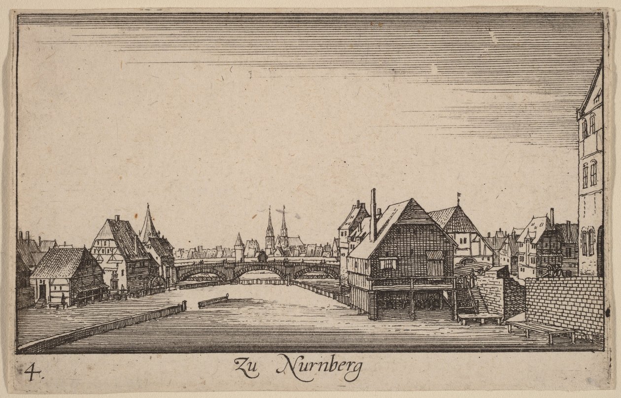 Nürnberg av Wenceslaus Hollar