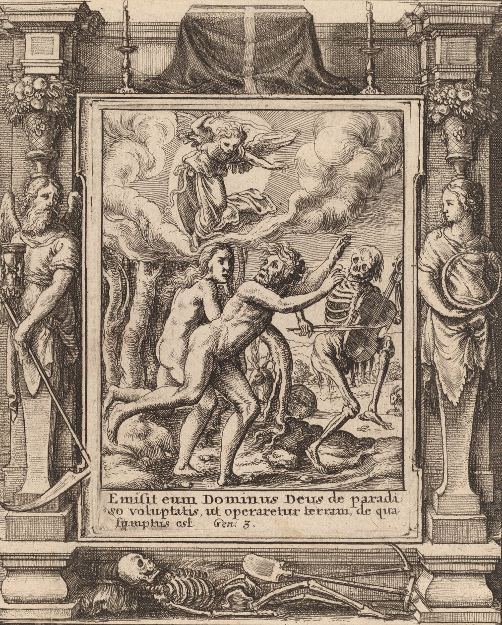 Paradise Lost, 1651. av Wenceslaus Hollar