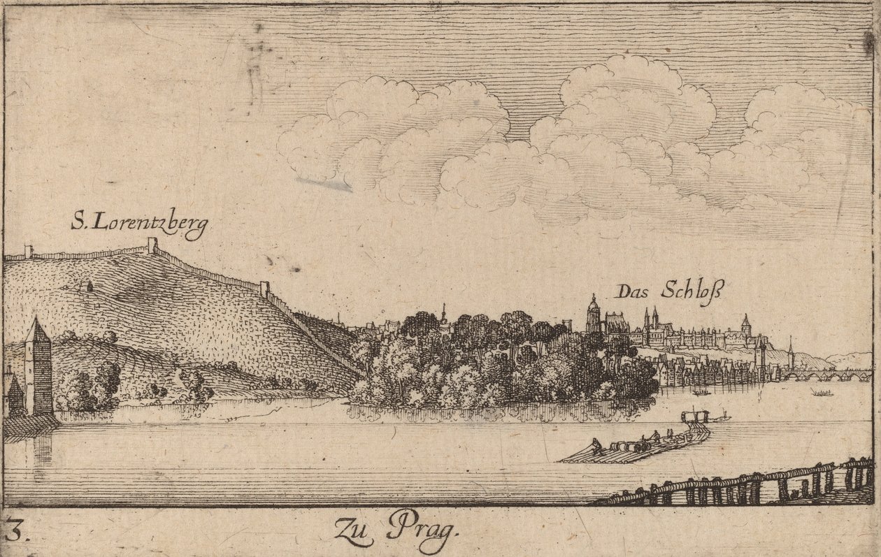 Praha, 1635. av Wenceslaus Hollar